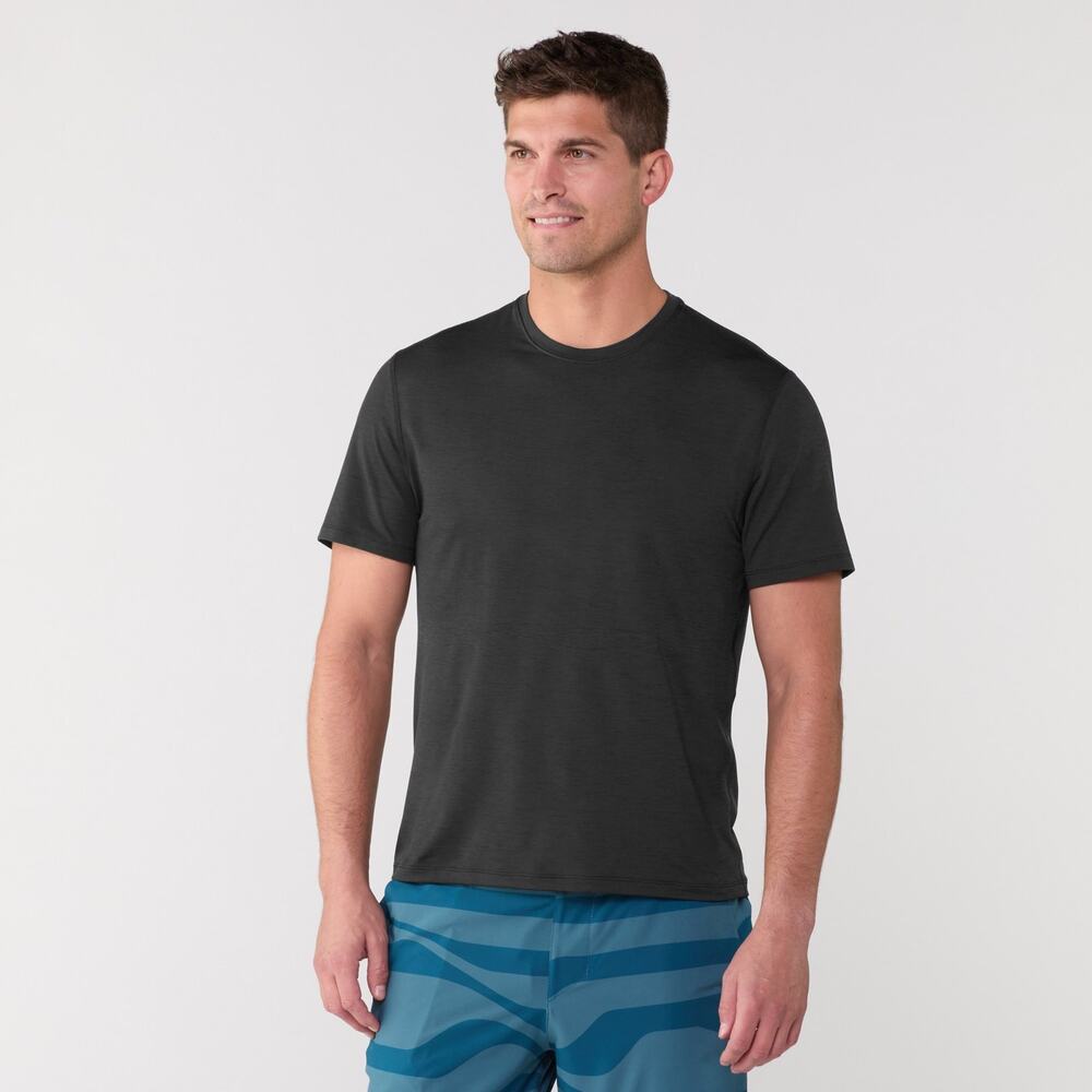 Ten Thousand Shirt Mens M Gray Performance Short Sleeve Performance Tee Gym Lift